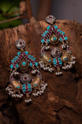 Dual Tone Earring-GE008