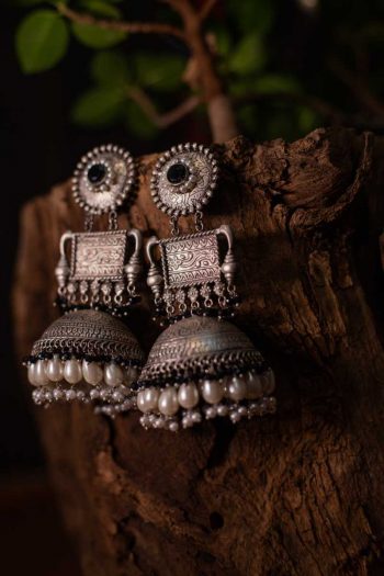 Silver Jhumka-GE009